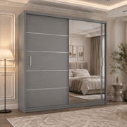 Vision Mirrored Sliding Wardrobe – 150cm, 180cm & 203cm