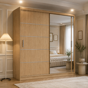 Vision Mirrored Sliding Wardrobe – 150cm, 180cm & 203cm