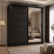 Vision Mirrored Sliding Wardrobe – 150cm, 180cm & 203cm