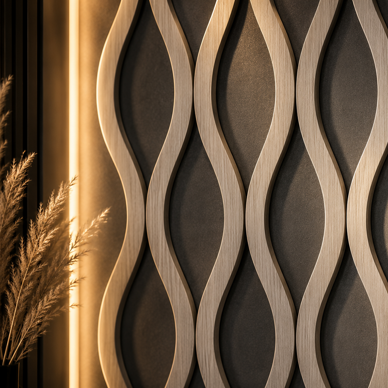 Wavy Acoustic Wall Panels