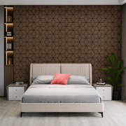 Hexagon Acoustic Wall Panels - Walnut - 240 x 60