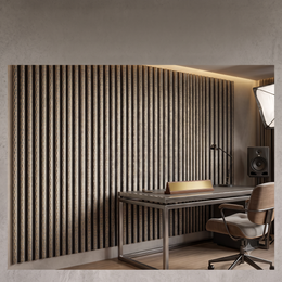 Honeycomb Acoustic Wall Panels - Grey - 240 x 60