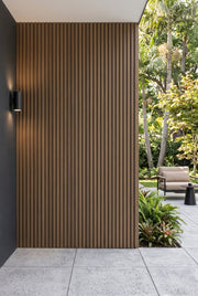 Premium Seamless Waterproof Wall Panels- Walnut - 240 x 15 (Pack of 16)