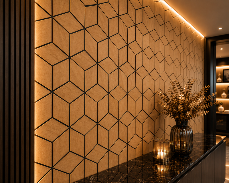Hexagon Acoustic Wall Panels