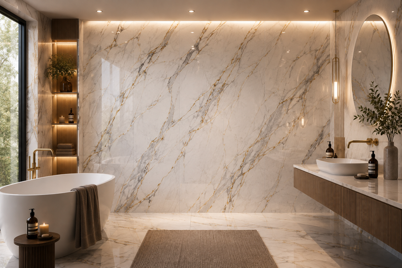 Large  Bathroom Wall Panels