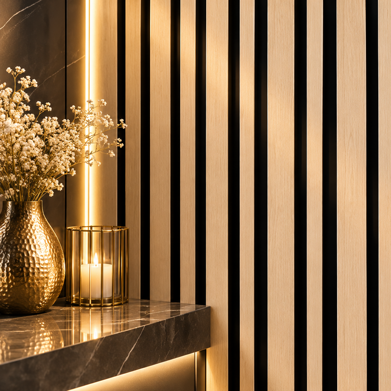 Multi Width Acoustic Wall Panels