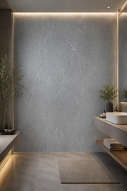 Marble Bathroom Wall Panels - Grey Marble - 240 x 60