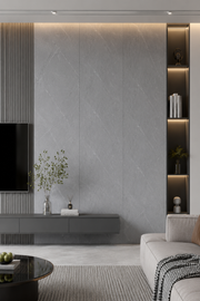 Large Marble Bathroom Wall Panels - Grey Marble - 240 x 90 (Pack of 2)
