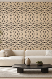 Hexagon Acoustic Wall Panels - Nature Oak / Light Oak - 240 x 60